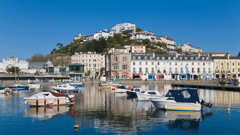 Town & Harbour, Torquay, Devon, England