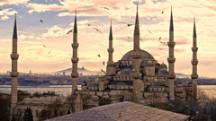 One of Istanbul's most enduring landmarks, this 17th-century mosque is renowned for its domes and minarets. Its interior is dotted with 20,000 delicate blue Iznik tiles in 33 shades.