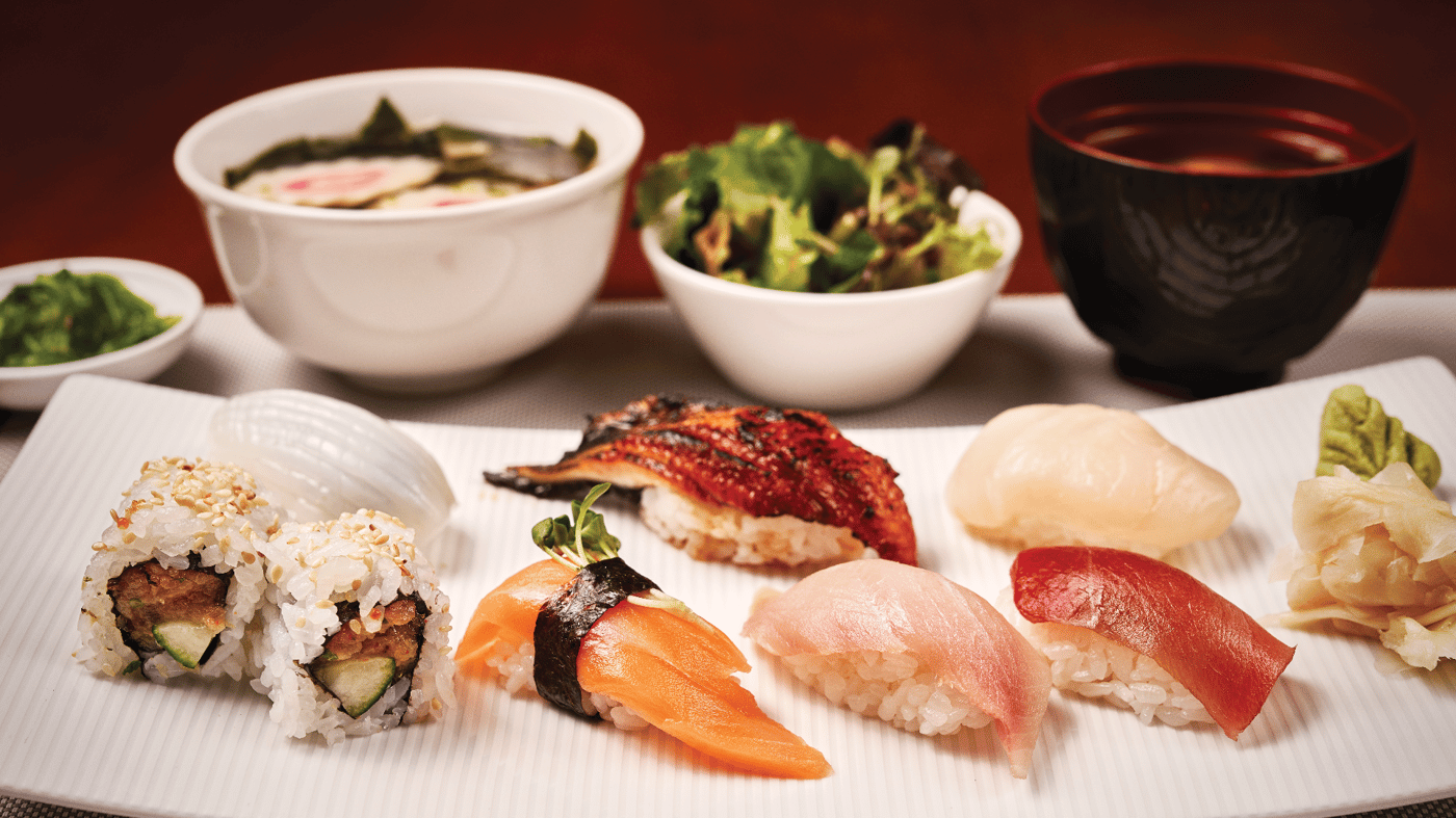 Indulge in traditional food while onboard your cruise