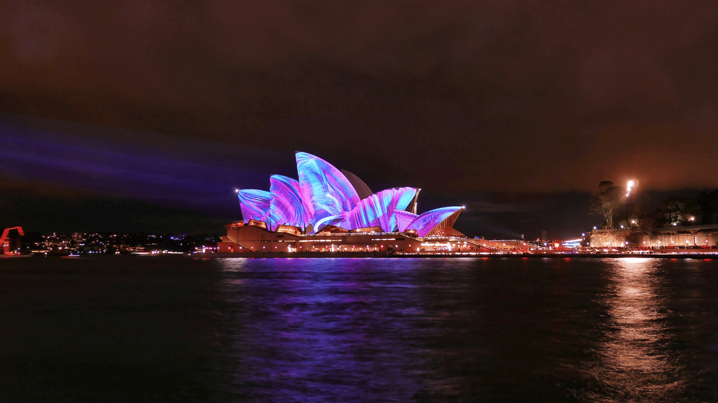 VIVID Sydney  - light spectacular on the Harbour 