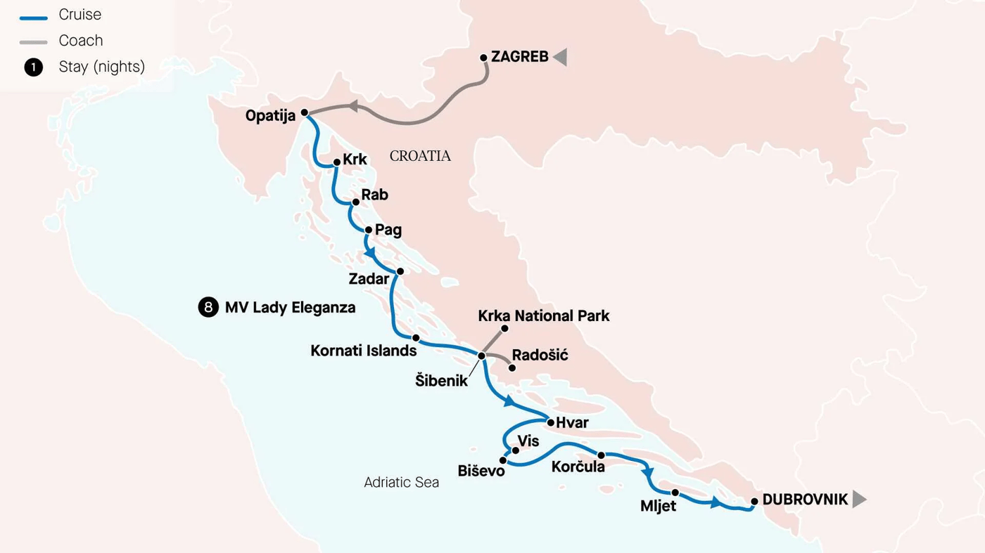 Your luxury cruise at a glance 