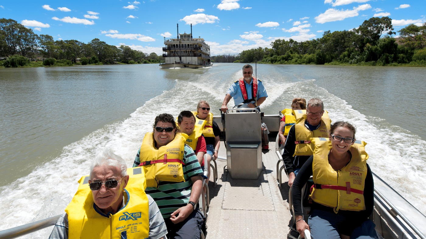 Get up close to the river birdlife on board the ‘Dragon-Fly’ flat-bottomed boat