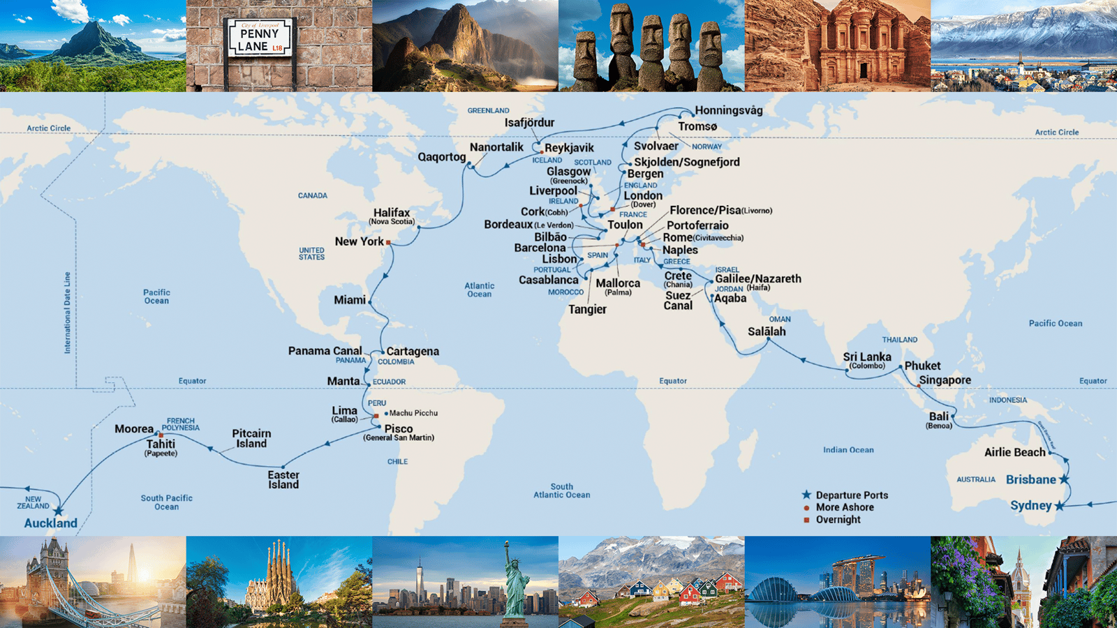 2025 World Cruise - Sydney Roundtrip - Travel at 60