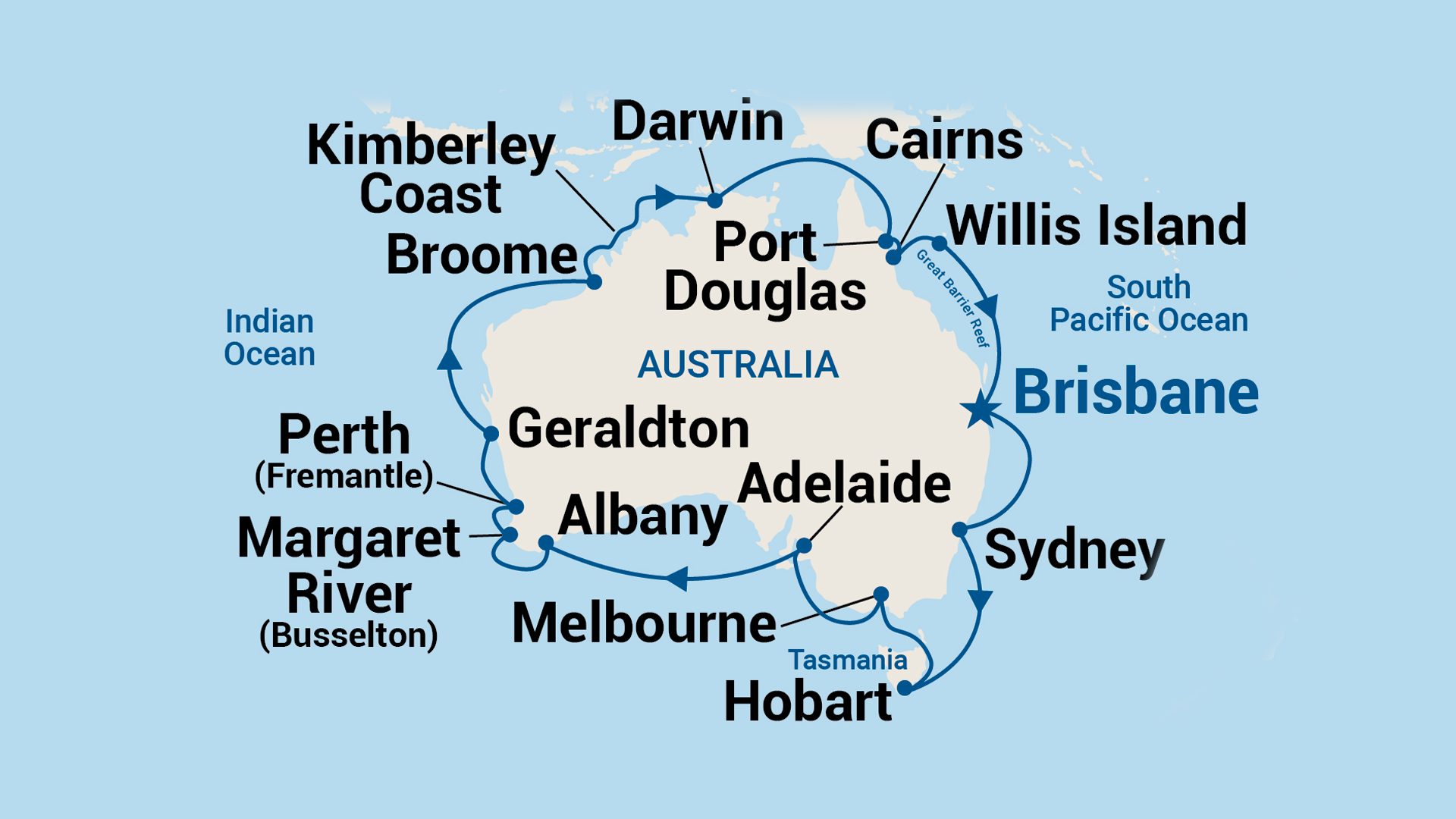 Round Australia Cruise from Brisbane (Mar 2025) - Travel at 60