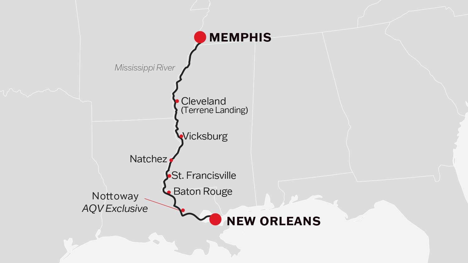 Cruise Memphis to New Orleans on the American Queen Paddlewheeler