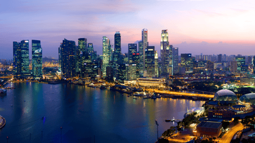 Singapore by night 