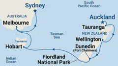 Cruise home from Auckland to Sydney on the Royal Princess