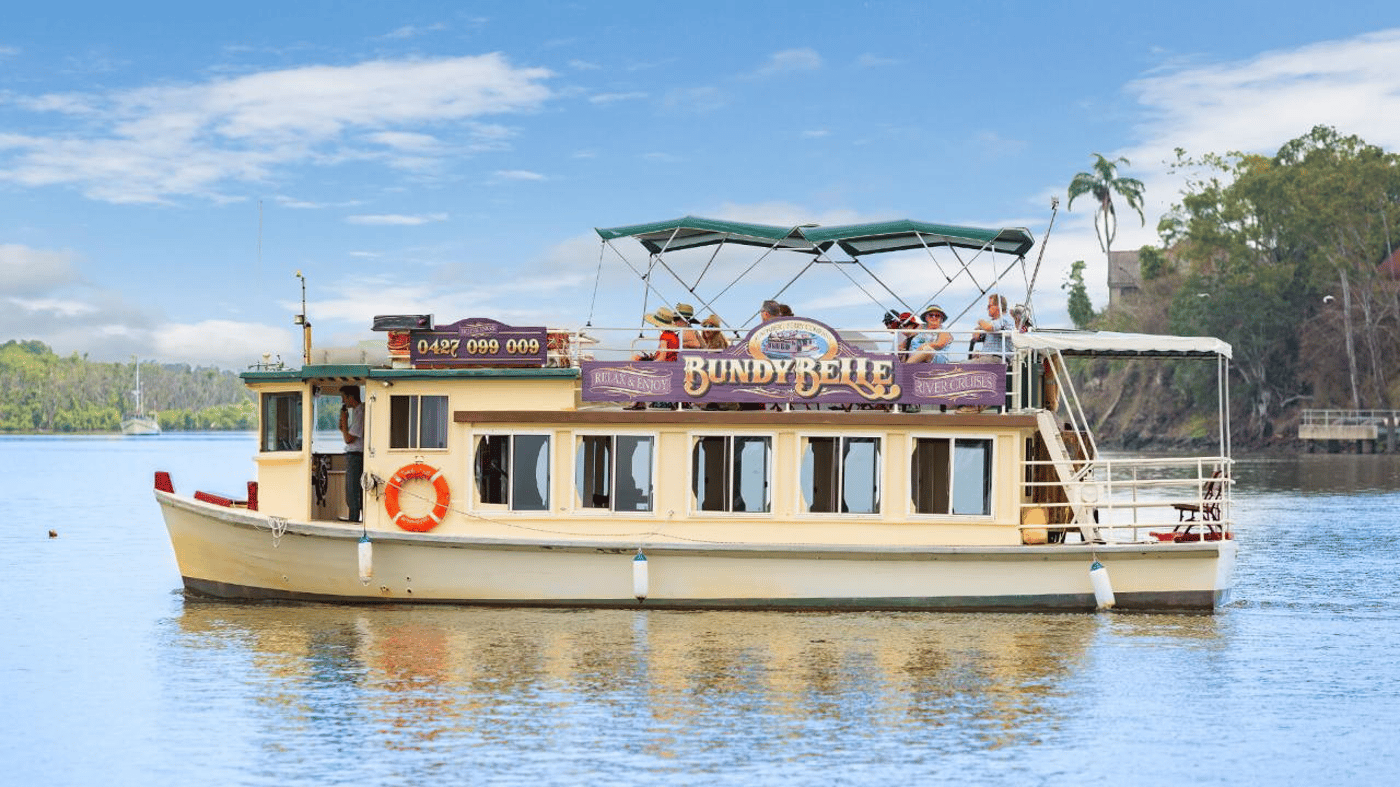 Cruise the Burnett River on the historic Bundy Belle