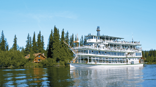 Cruise on an authentic Sternwheeler Riverboat down the Chena River