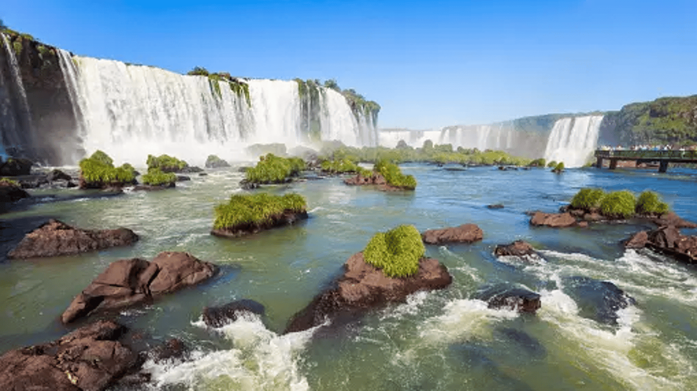 the Iguazu Falls