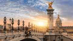 Sunset at Paris