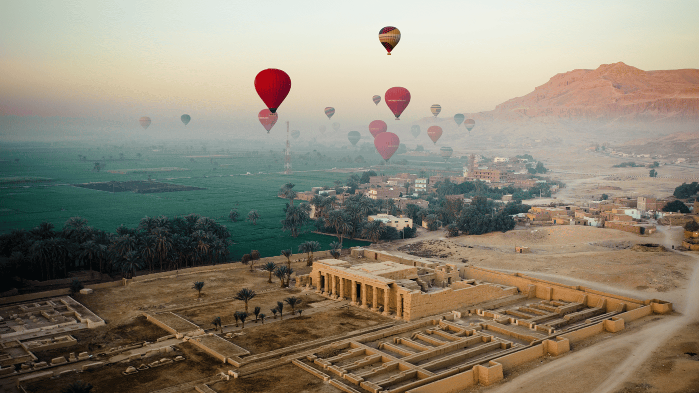 Trek along the elaborate tombs of the Valley of the Kings