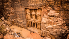 Take in Petra, the “Rose Red City”.
