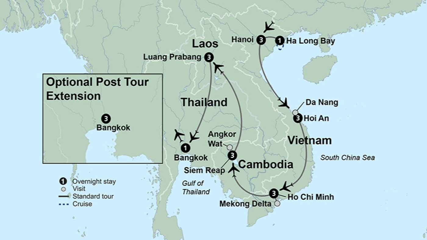 Your tour at a glance