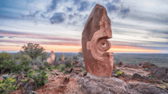 Living Desert Sculpture site, Broken Hill