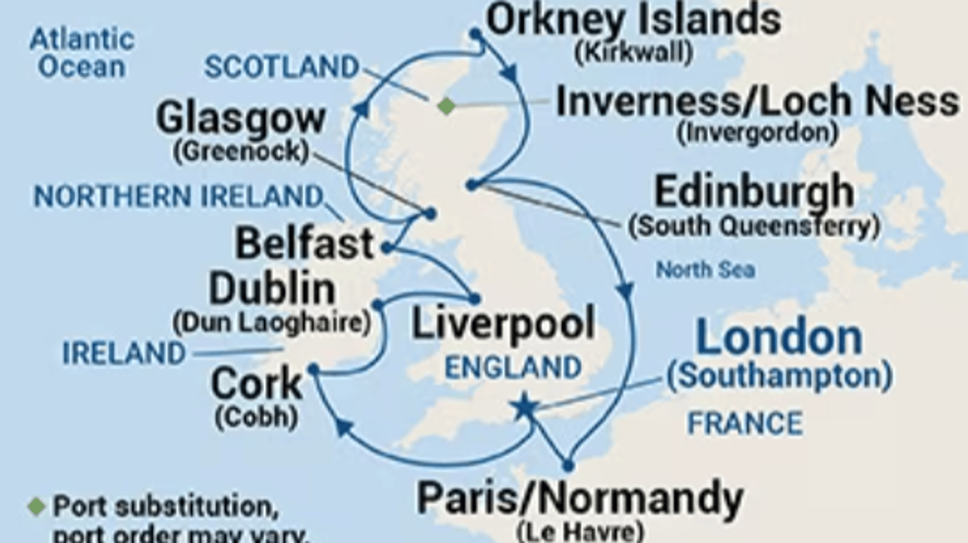 Your cruise at a glance 
