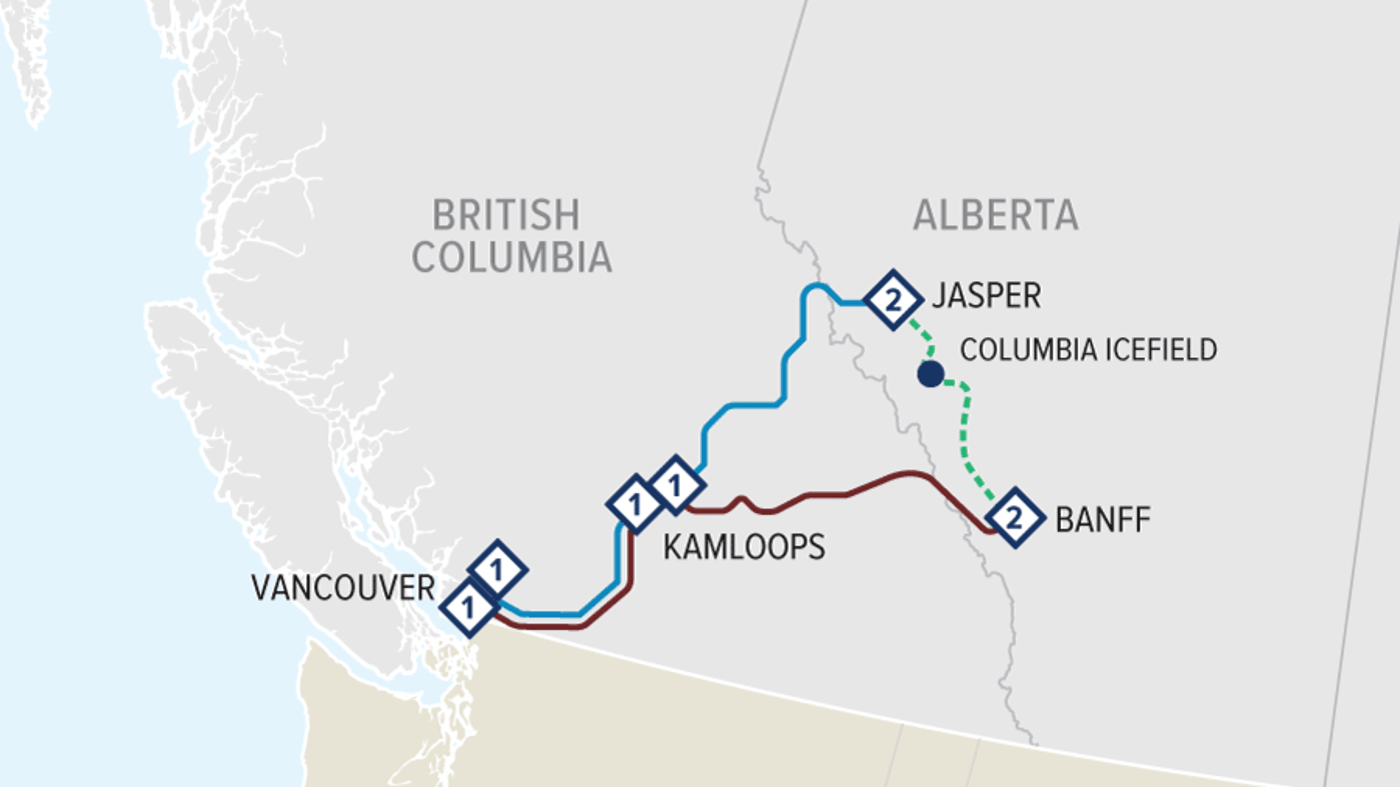 Your journey at a glance