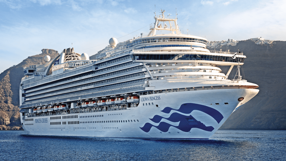 Crown Princess at sea