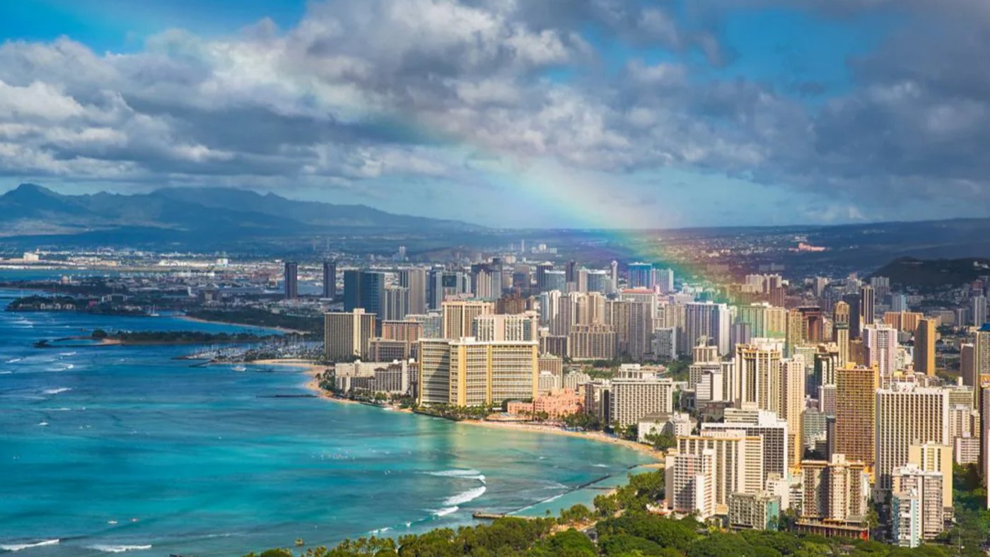 Hawaii, Honolulu Coastline
