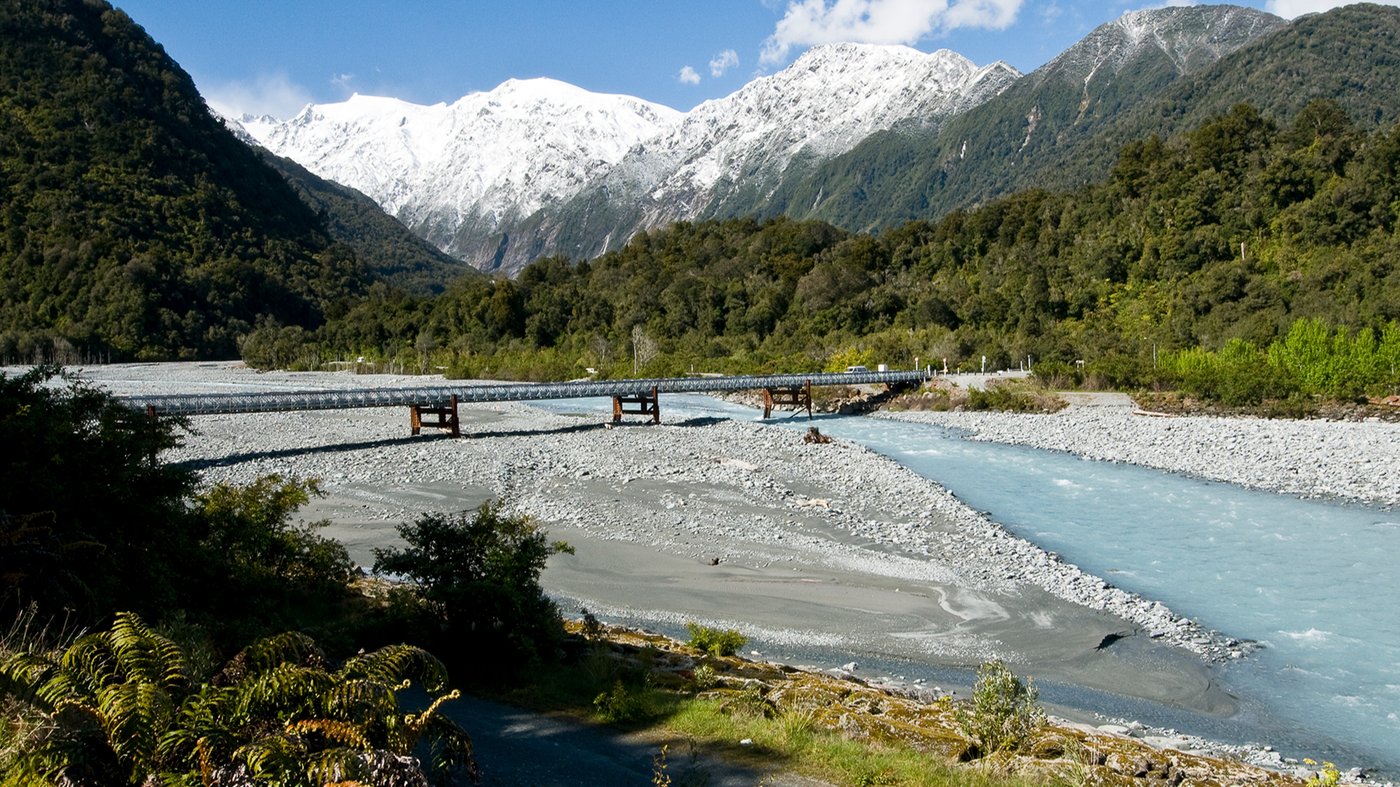 Wanaka - Haast River - Franz Josef, New Zealand 