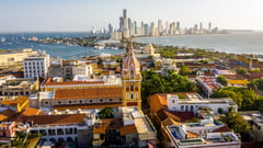 Cartagena, Colombia - City Aerial View 
