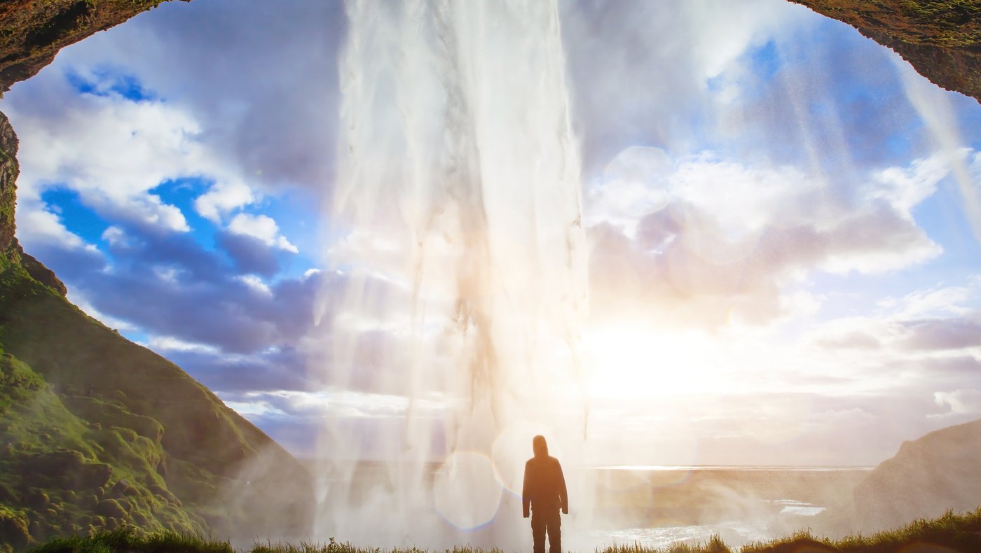 Iceland - Waterfall 