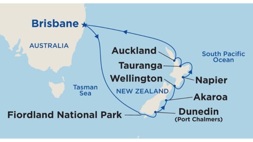 New Zealand Map 