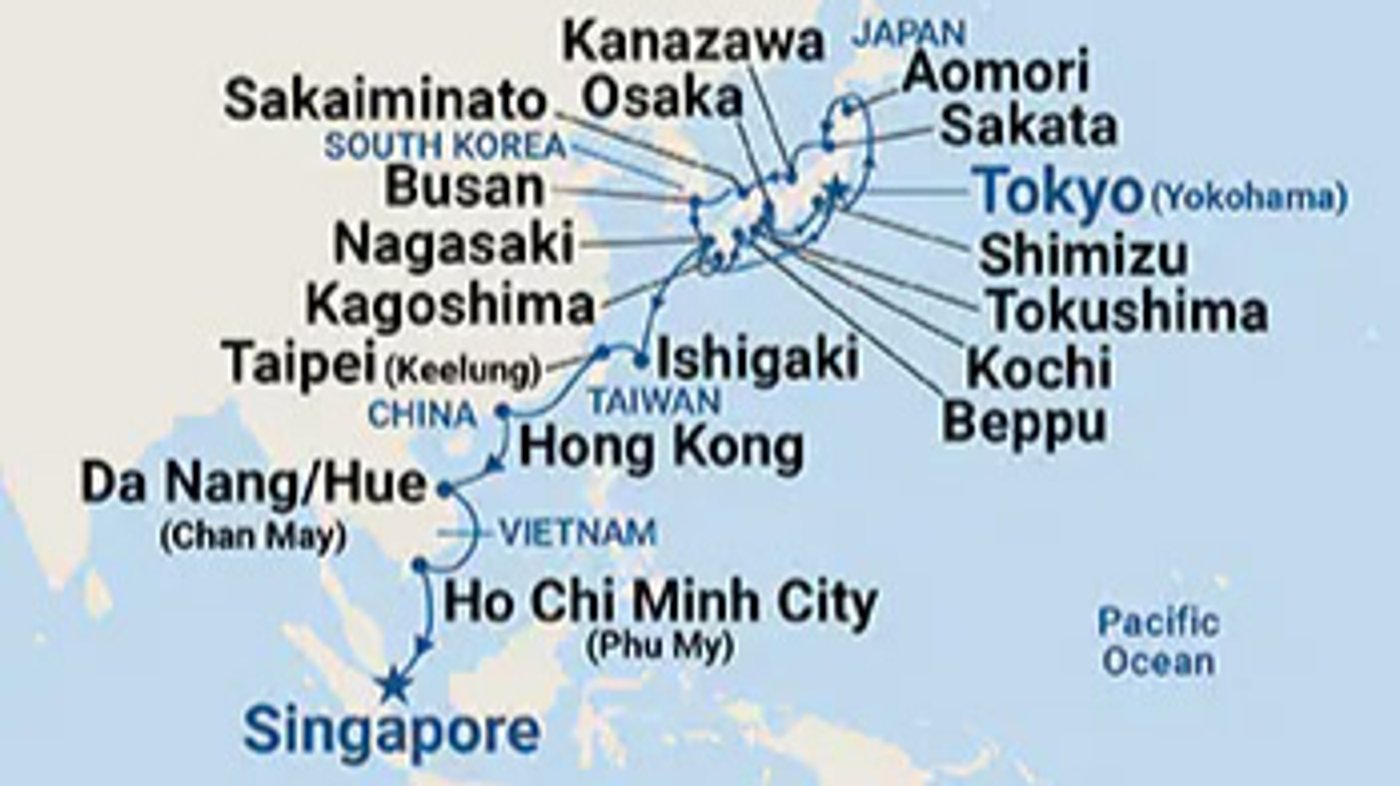 Your voyage at a glance