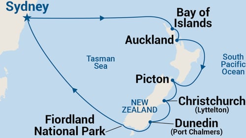 New Zealand Map 