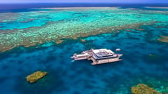 Outer Barrier Reef Cruise Pontoon
