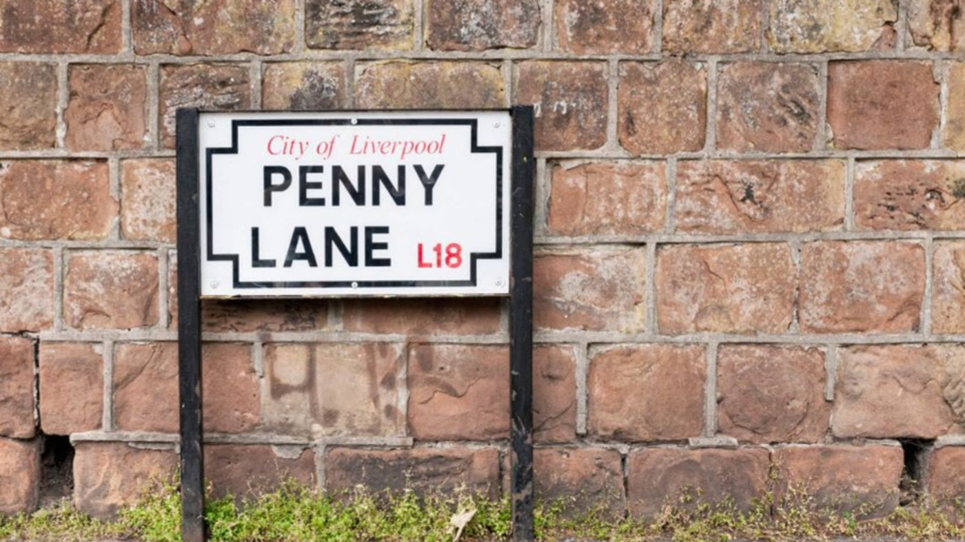 Penny Lane Sign - Liverpool, England 