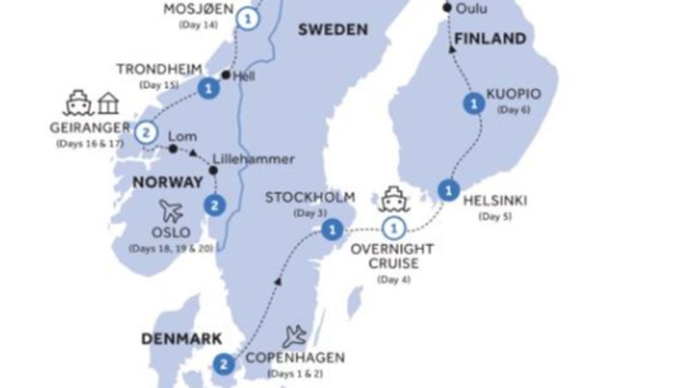 Grand Scandinavia Map 