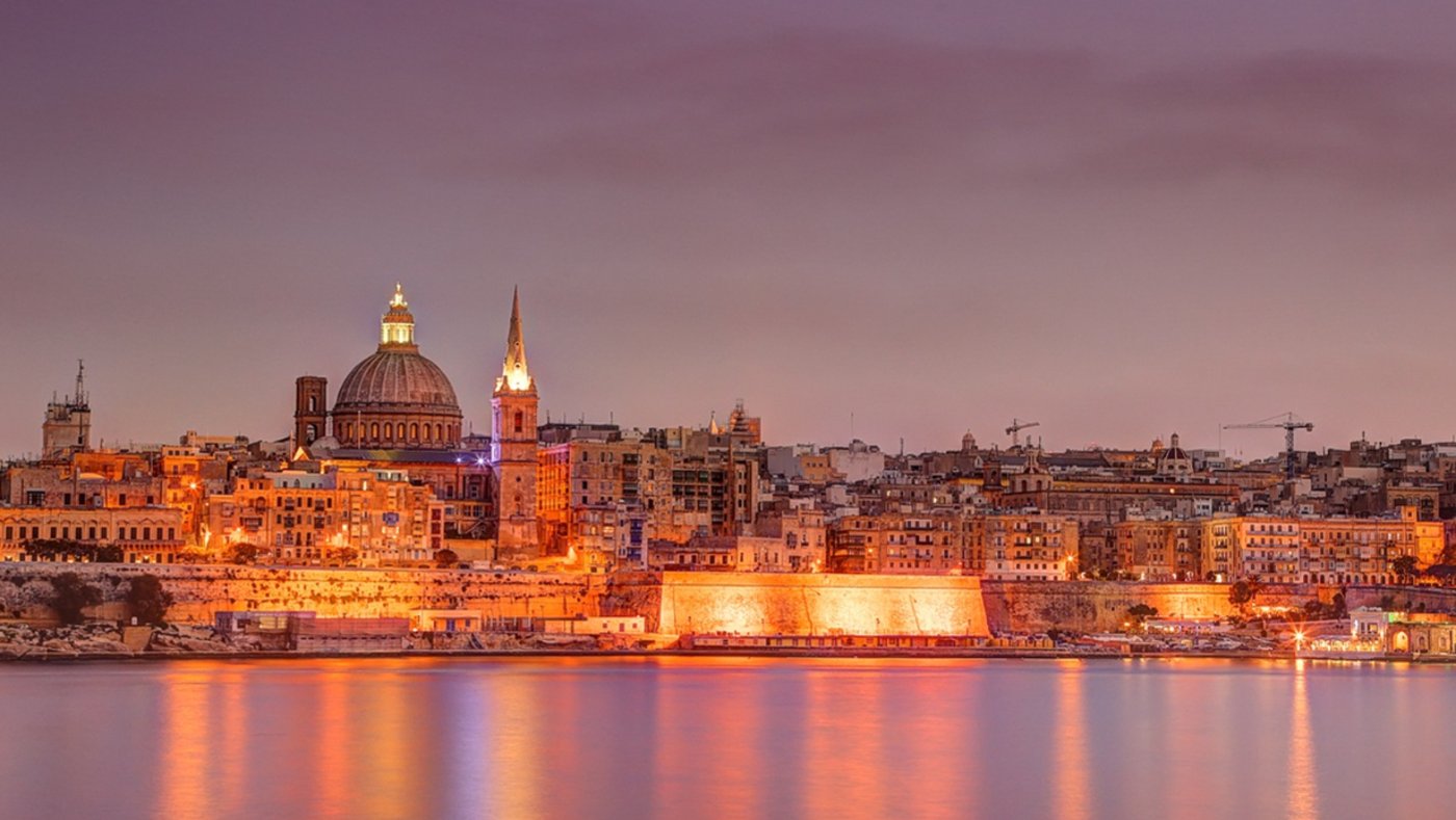 Valletta Harbour Sunset, Malta