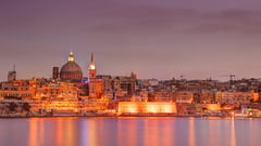 Valletta Harbour Sunset, Malta