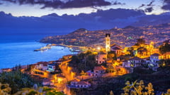 Night View of Funchal on Madeira 