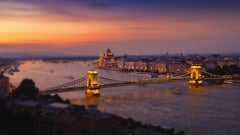 Hungary - Budapest - Danube Bridge 