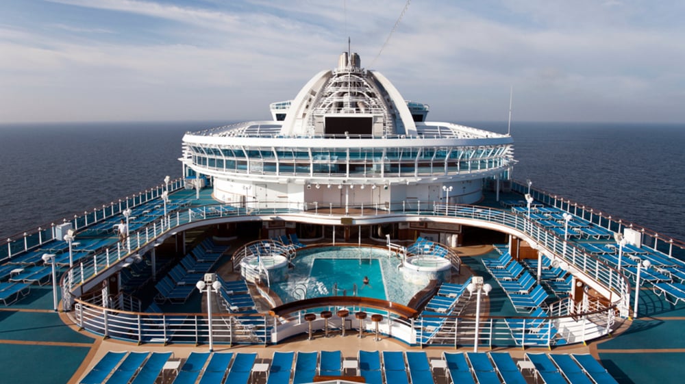 Emerald Princess - Top Deck Pool View 