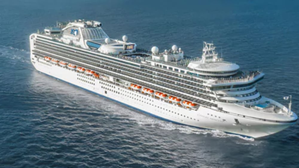 Sapphire Princess At Sail 