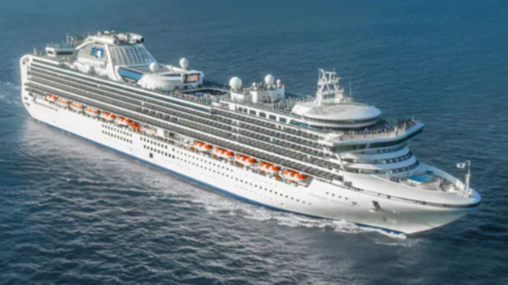 Sapphire Princess At Sail 