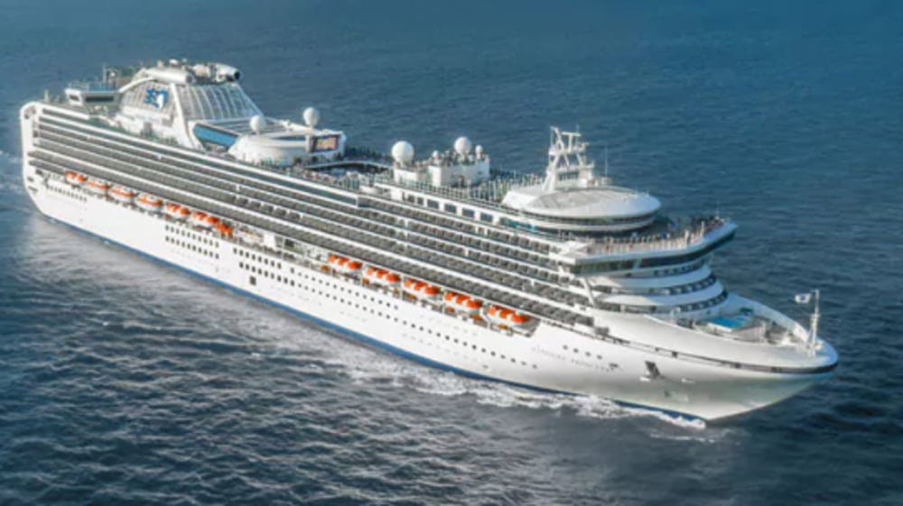 Sapphire Princess At Sail 