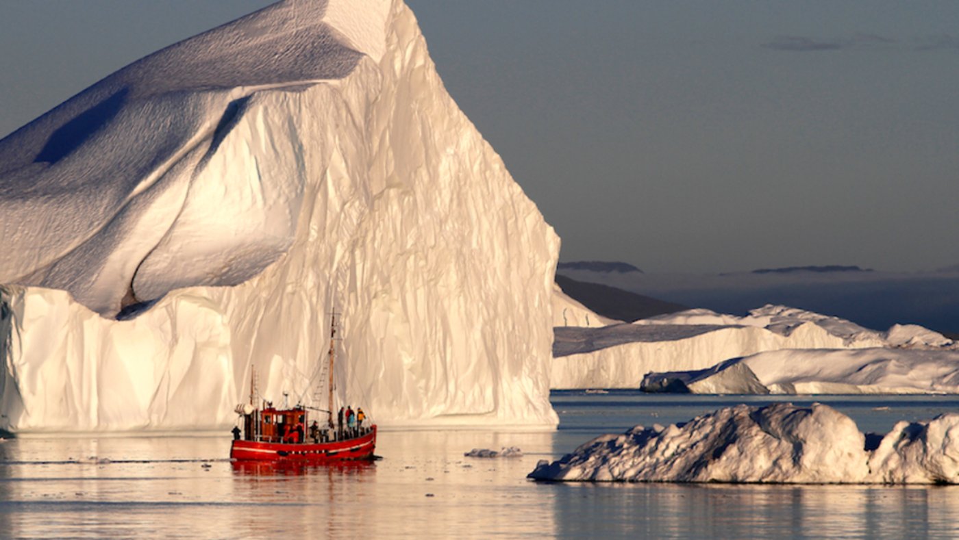 Greenland Iceberg Mightnight Sun Ilulissat Icefjord 