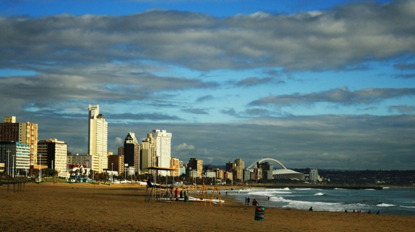 Durban City and Beach, South Africa