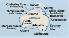 Round Australia Map