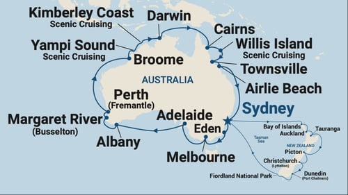 Round Australia & New Zealand