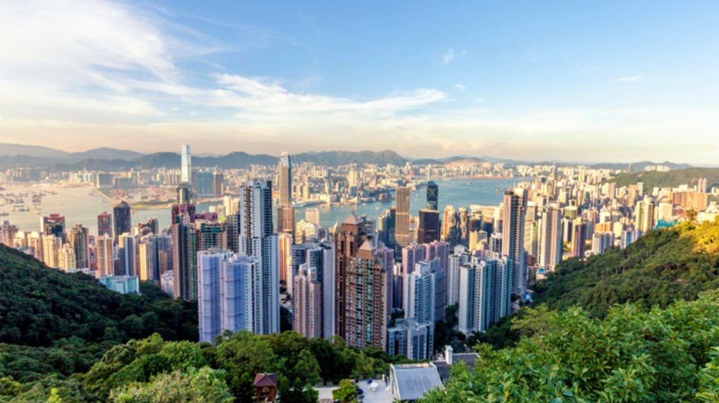 Hong Kong - Panoramic Skyline Cityscape 