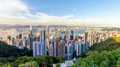 Hong Kong - Panoramic Skyline Cityscape 