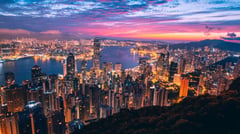 Hong Kong Sunset 