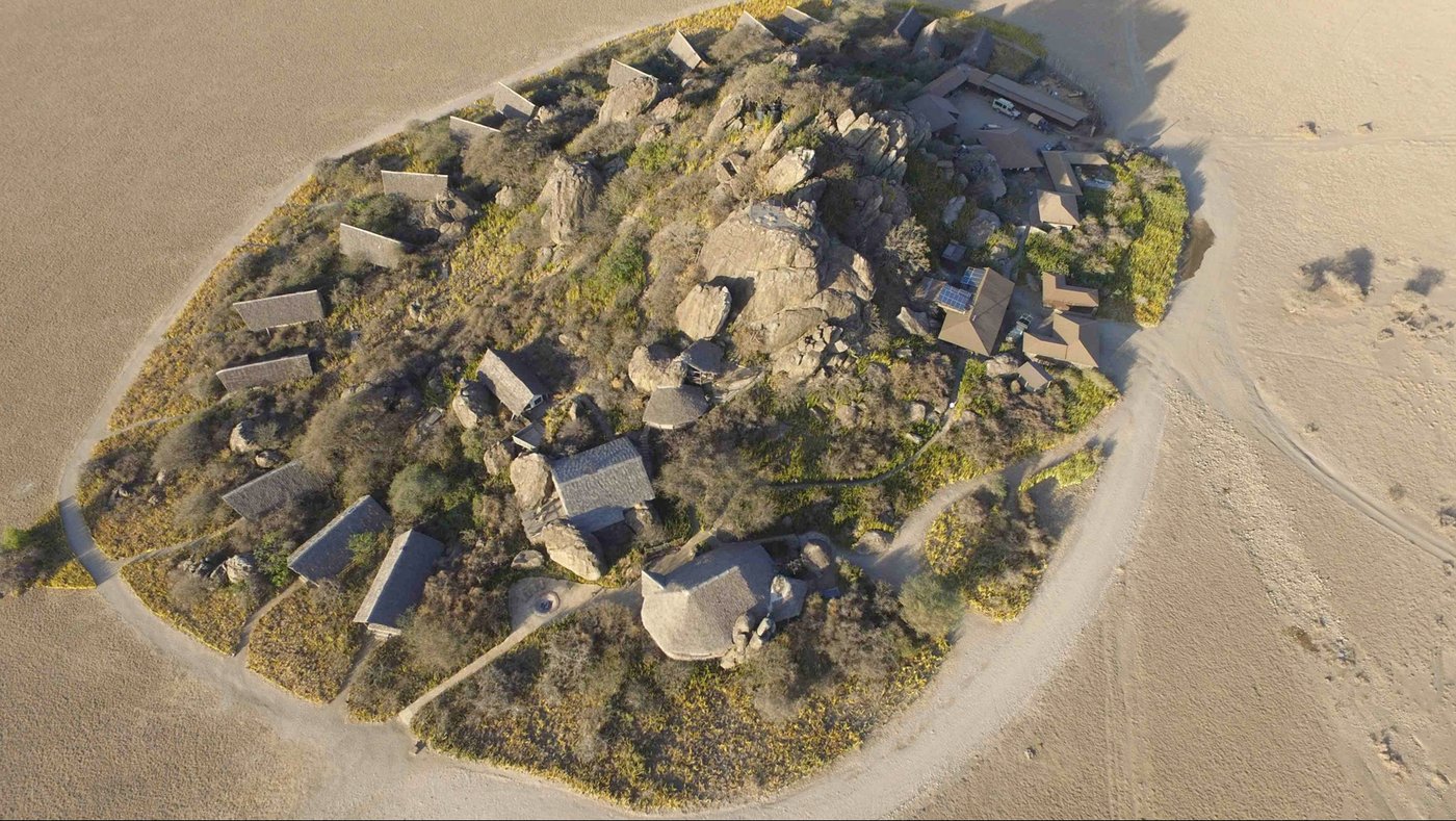 Olduvia Camp Aerial View