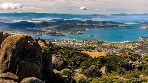 Hobart, Tasmania, Australia (Mt Wellington)