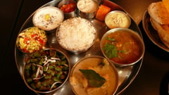 Traditional Indian  meal 